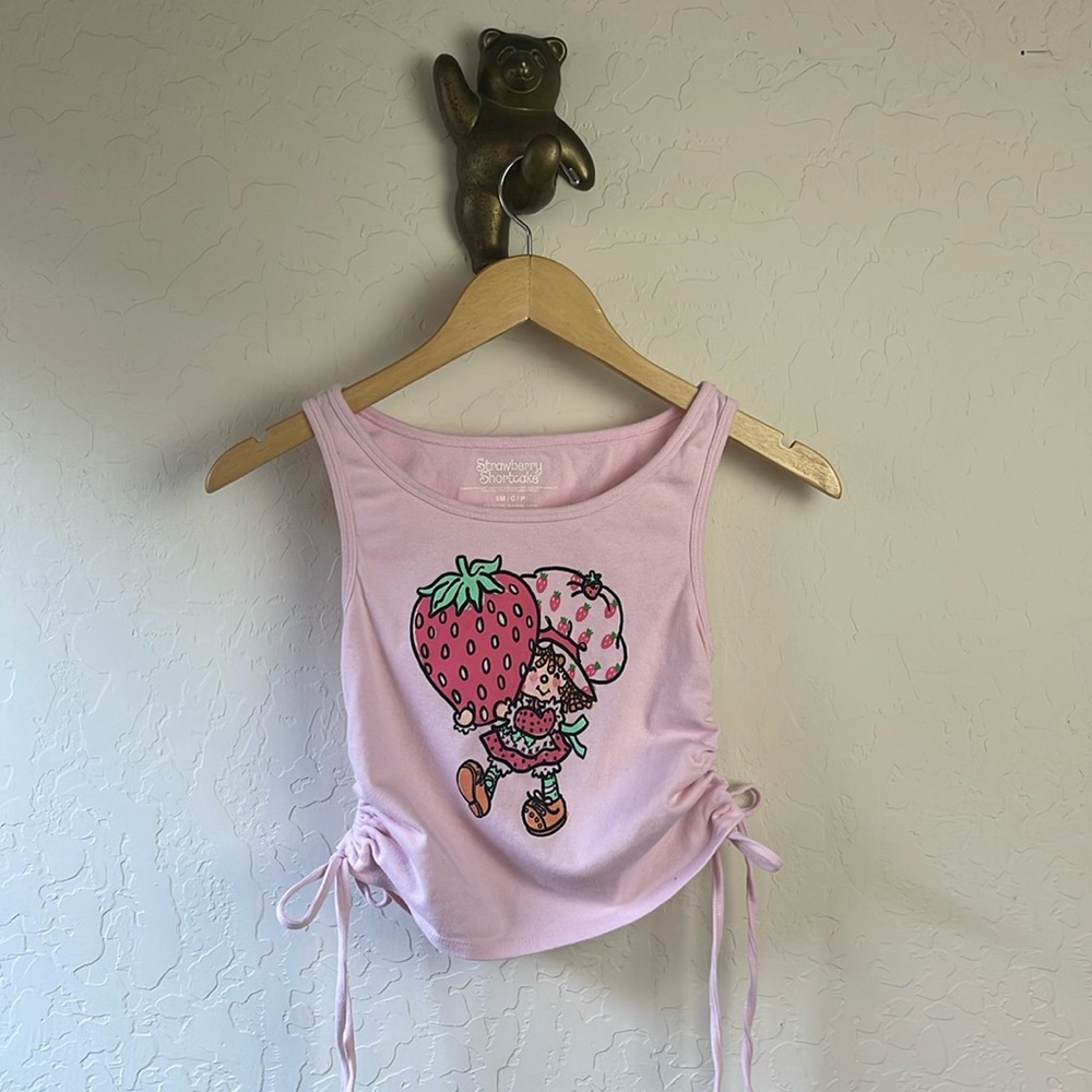 Strawberry Shortcake tank top pink women’s small